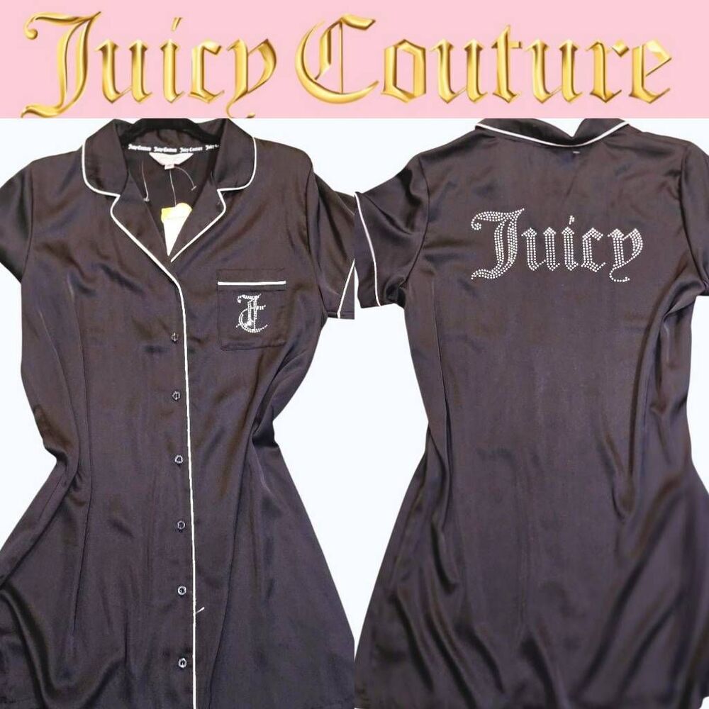 Juicy Couture Rhinestone Logo S/S Sleep Shirt‎